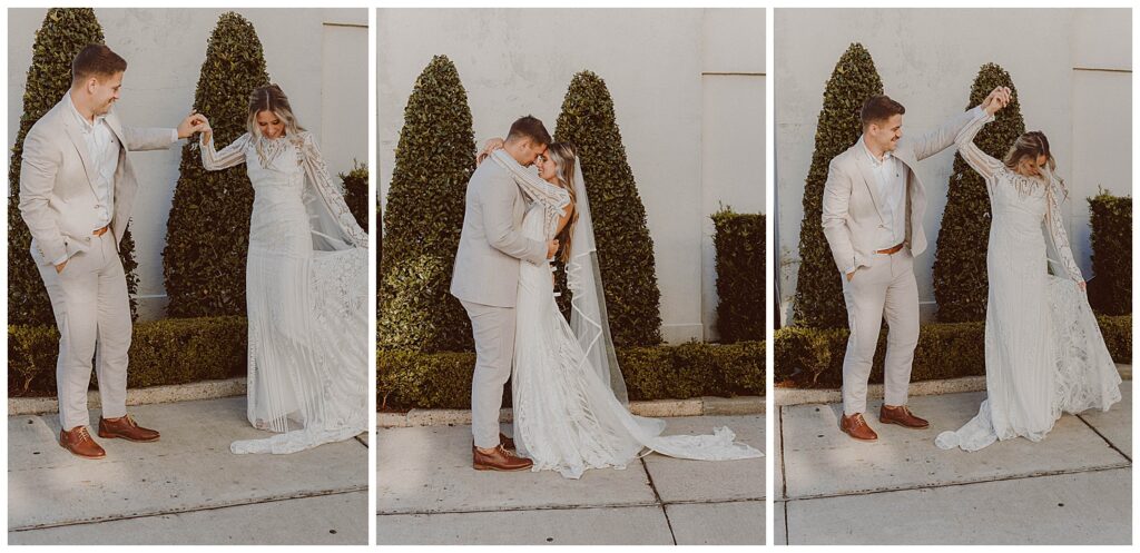 Candid Couple Wedding Portraits II Mercato New Orleans